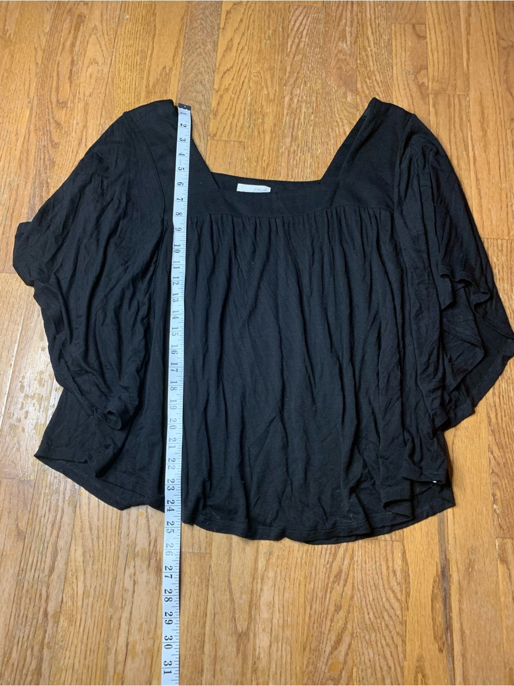 Universal Thread Black Square Neck Flowy Top Size Large - Picture 5 of 7